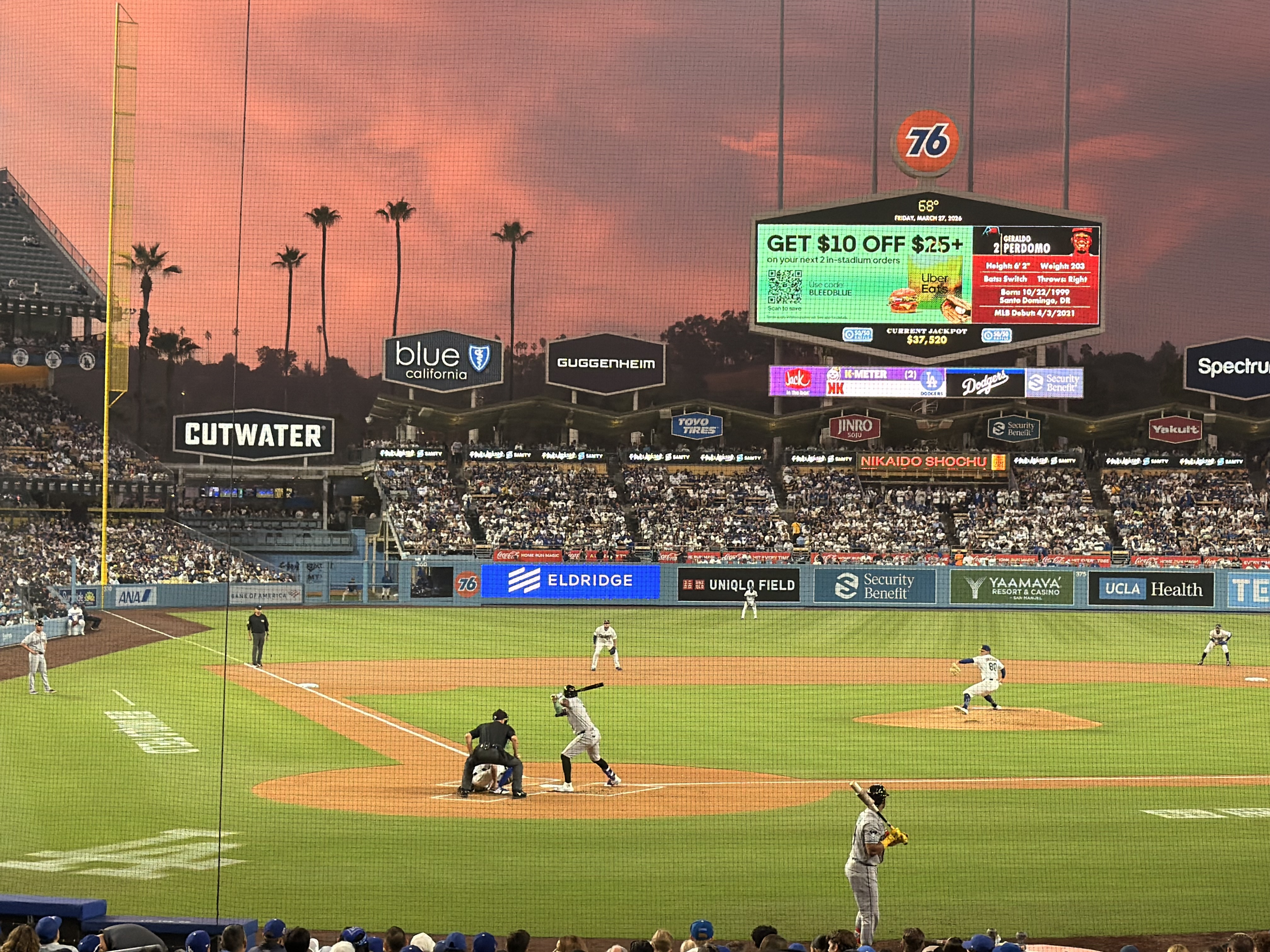 Los Angeles Dodgers vs Arizona Diamondbacks