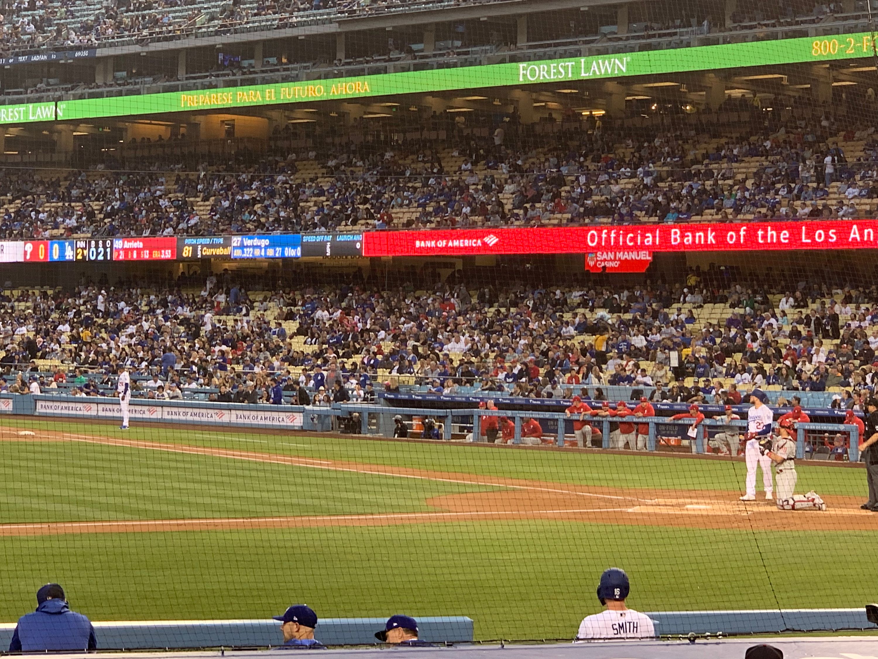 Los Angeles Dodgers vs Philadelphia Phillies
